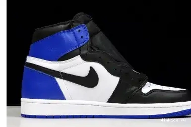 BLACK AIR 1 RETRO ROYAL-WHITE MENS SPORT “FRAGMENT” JORDAN 0605